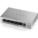 Zyxel GS1005HP Switch PoE +, 5xGE (4xPoE +), desktop, metal, silent, PoE budget 60 W (GS1005HP-EU0101F)