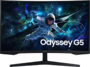 Samsung 32" Odyssey G5 S32CG550EI черный VA LED 1ms 16:9 HDMI M/M матовая 300cd 178гр/178гр 2560x1440 165Hz DP 2K USB 5.2кг