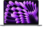 Apple MacBook Air 13 A3113 M3 8 core 8Gb SSD512Gb/10 core GPU 13.6" Liquid Retina (2560x1664) Mac OS grey space WiFi BT Cam (MRXP3JA/A)